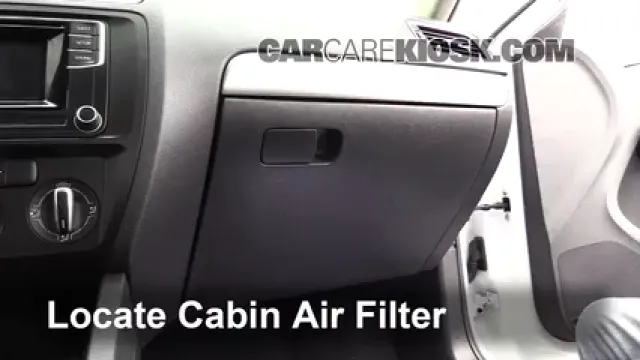 2017 Volkswagen Jetta S 1.4L 4 Cyl. Turbo Filtro de aire (interior) Cambio